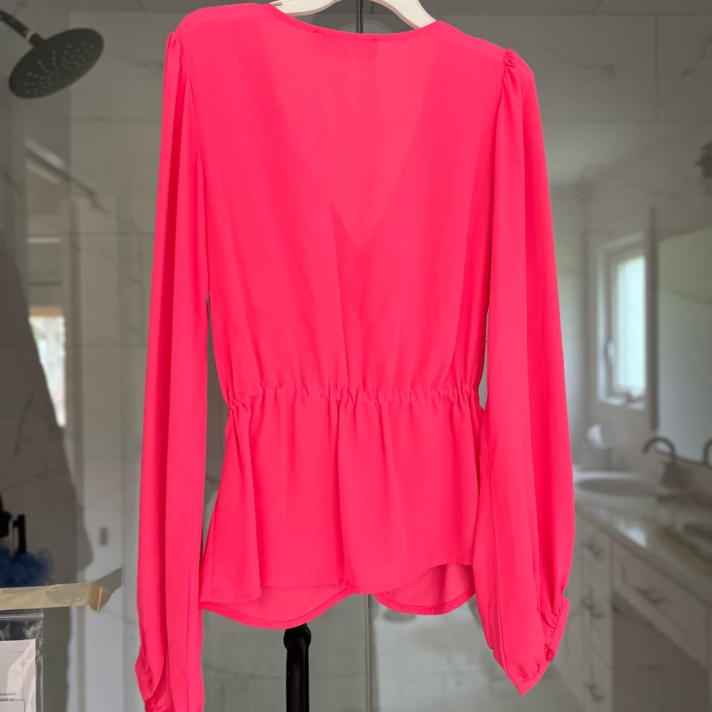 Hot pink top